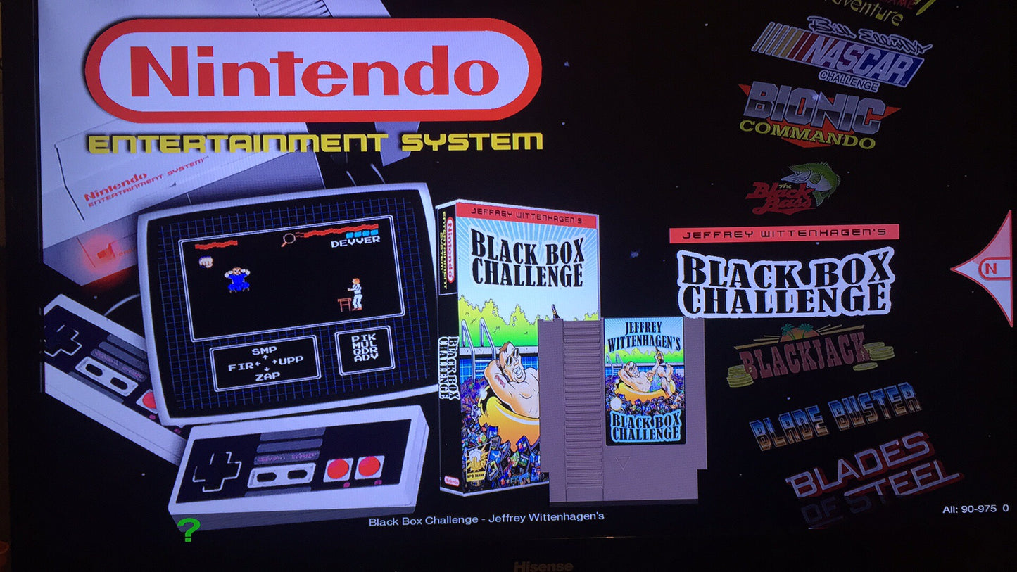 Jeffrey Wittenhagen's Black Box Challenge (Kickstarter Regular Edition) - NES Homebrew