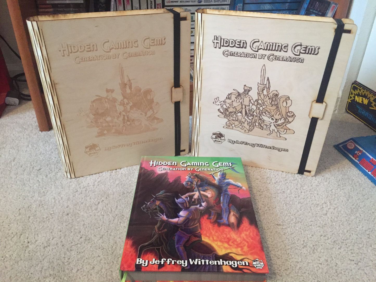 Hidden Gaming Gems - Wooden Book Cover