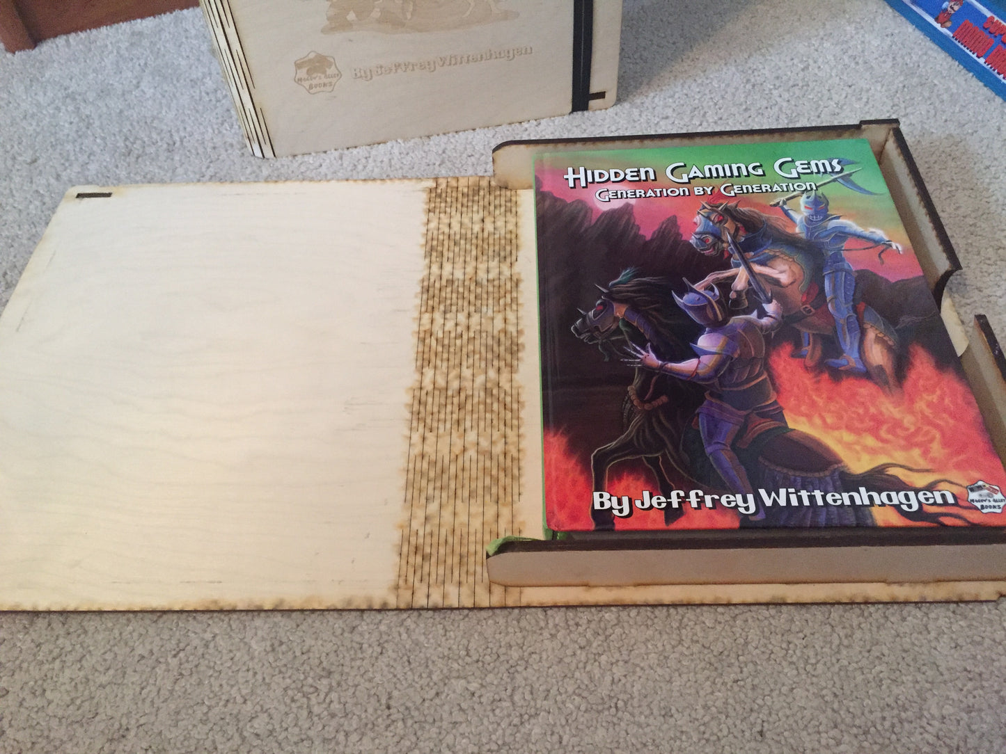 Hidden Gaming Gems - Wooden Book Cover