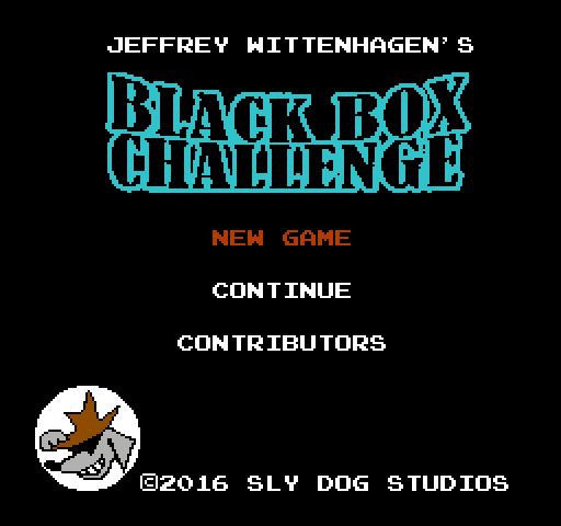 Jeffrey Wittenhagen's Black Box Challenge (Kickstarter Regular Edition) - NES Homebrew