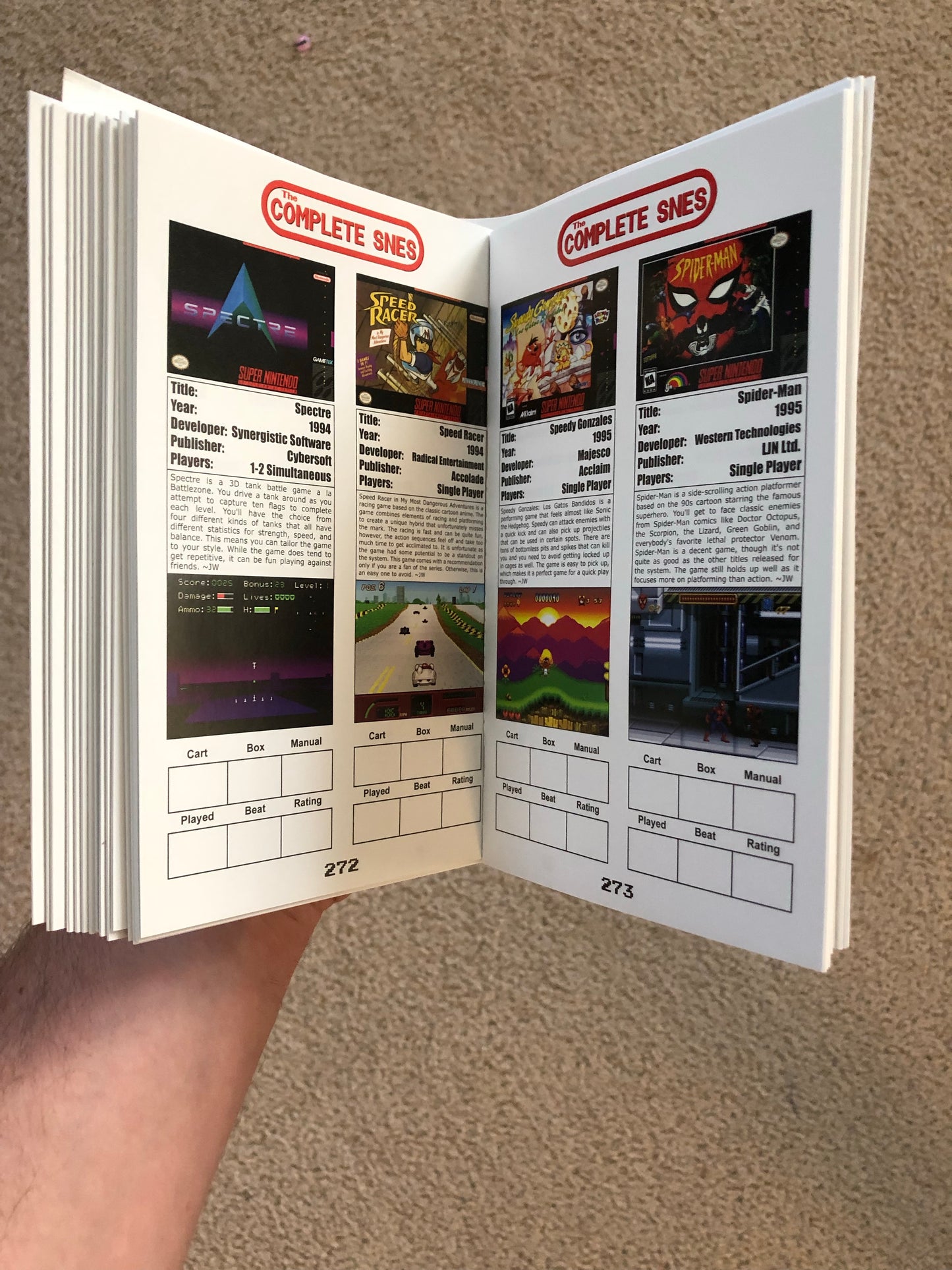 The Complete SNES "Pocket Edition" - Paperback Book